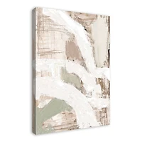 Neutral Abstract Texture 24" x 36" Canvas Wall Art