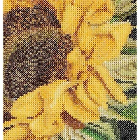 Thea Gouverneur Sunflower Cross Stitch Kit