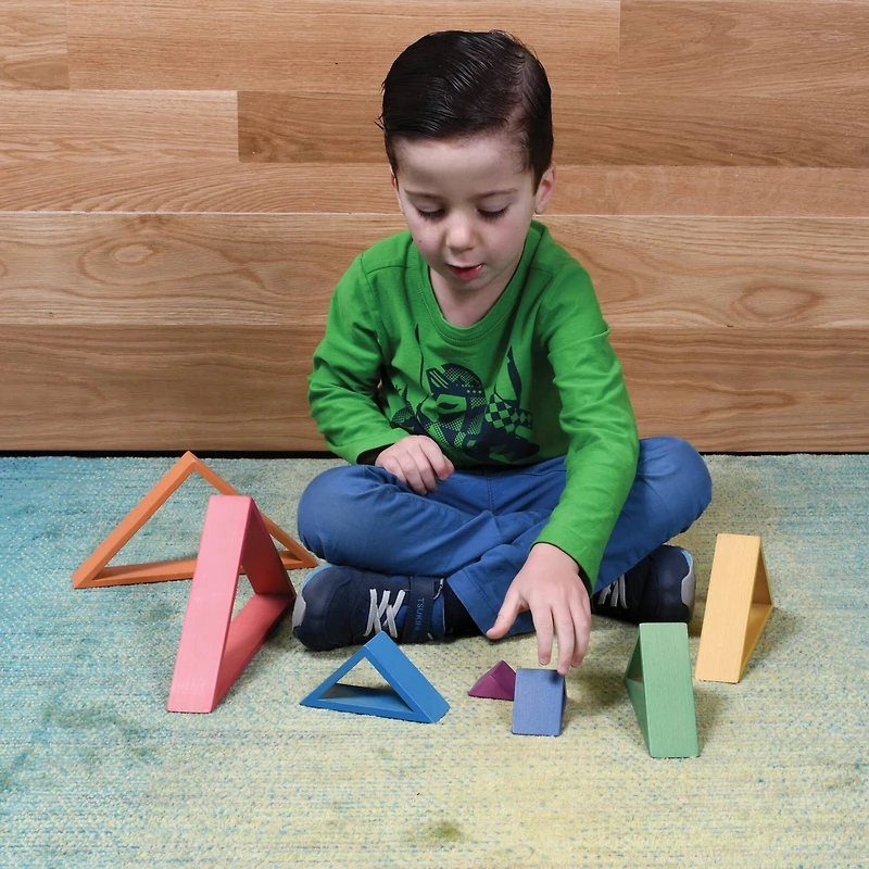 TickiT® Wooden Rainbow Architect Triangles