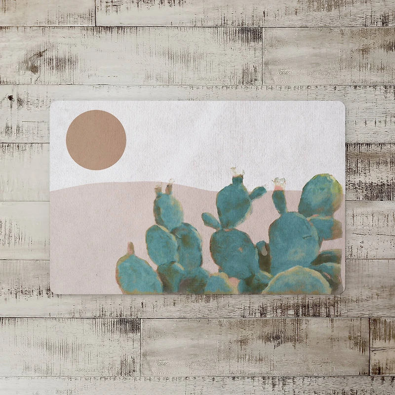 Close Up Cactus 27" x 18" Floor Mat