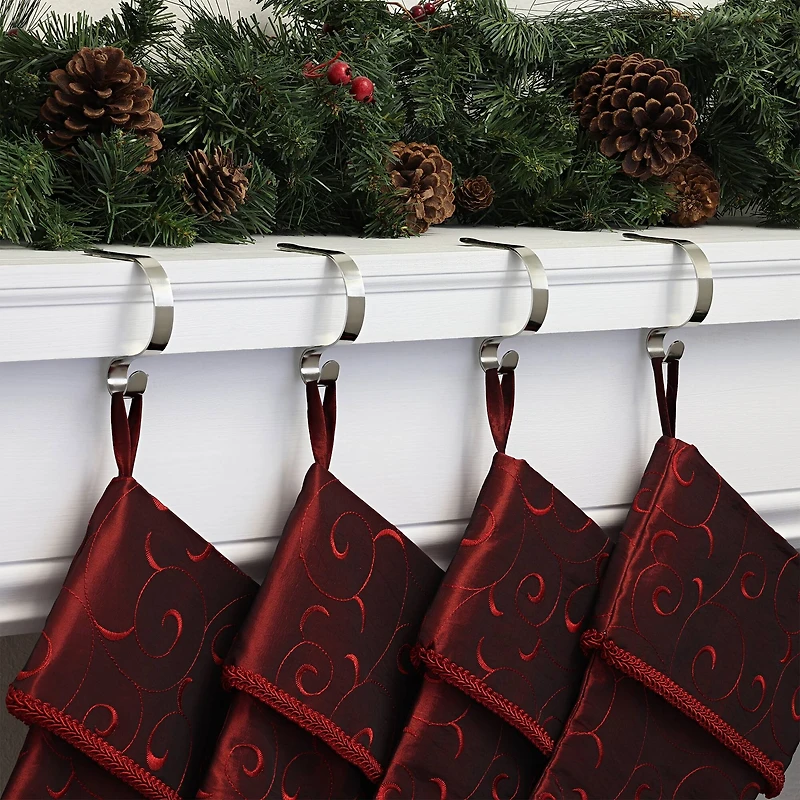 Haute Decor Silver MantleClip Jr., 4ct.