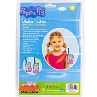 Peppa Pig Walkie Talkies with Built-in Flashlight