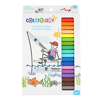12 Packs: 20 ct. (240 total) Round Tip Washable Marker Set by Creatology®