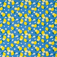 SINGER Lemon Floral Cotton Fabric Bundle
