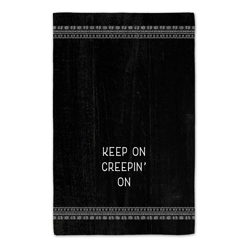 Creep White Mudcloth Tea Towel Set