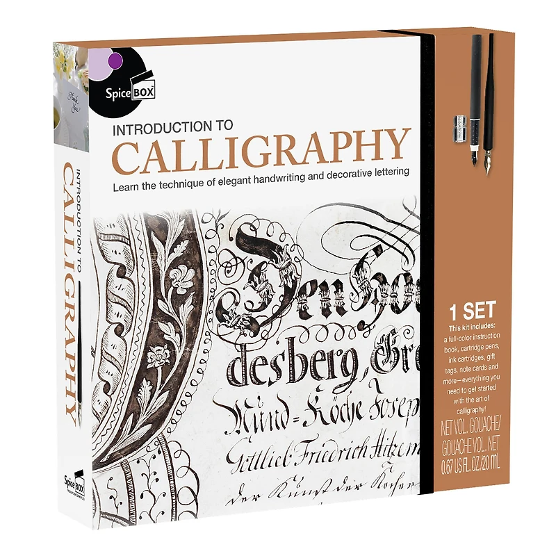 SpiceBox Introduction to Calligraphy Kit