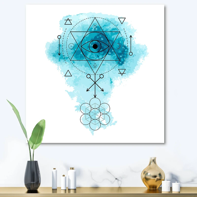 Designart - Symbol of Alchemy and Sacred Geometry II