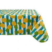 DII® 84" Pineapple Vinyl Tablecloth