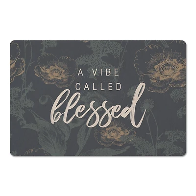 A Vibe Called Blessed Floor Mat, 18" x 27"