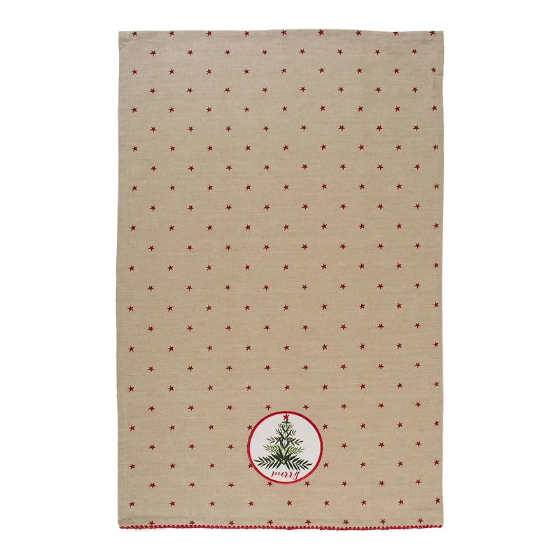 DII® Assorted Noel Embellished Dishtowel Set