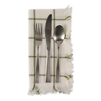 DII® Ventana Green Check Fringed Cloth Dinner Napkins, 6ct.