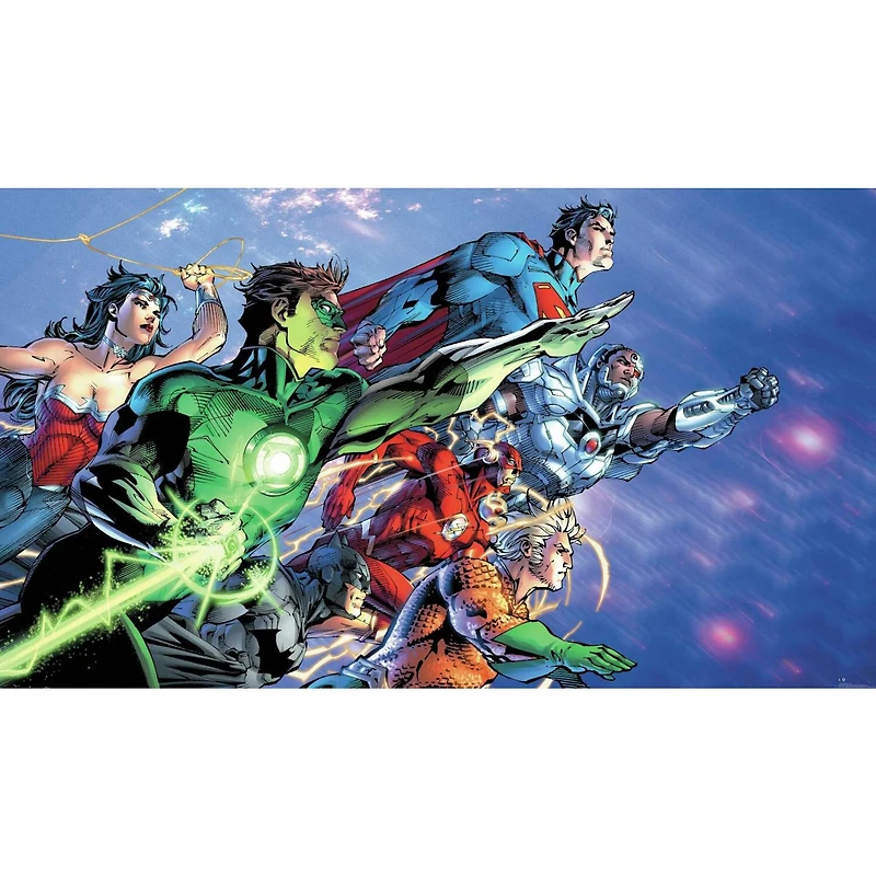 RoomMates Justice League Spray & Stick Wall Mural