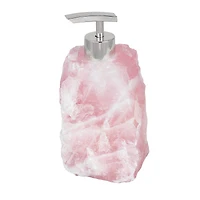 Rose Quartz Stone Soap Dispenser