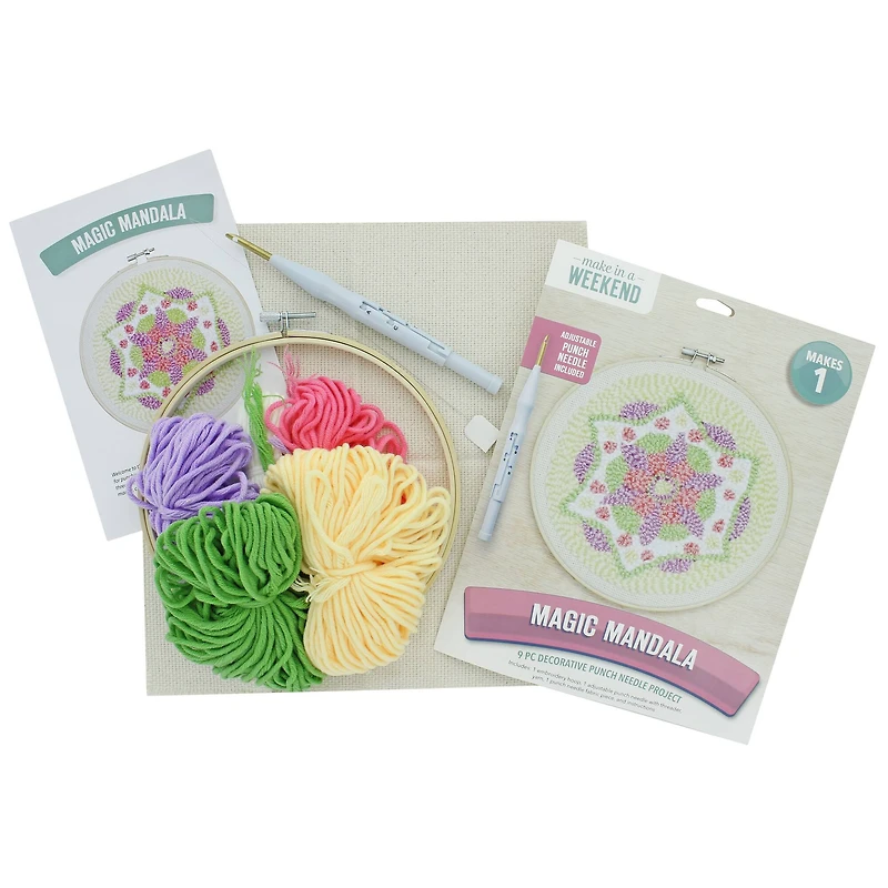 Leisure Arts® Mandala Punch Needle Kit