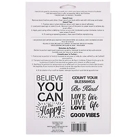 Sentiments Plastic Stencils, 7" x 10" by Craft Smart®