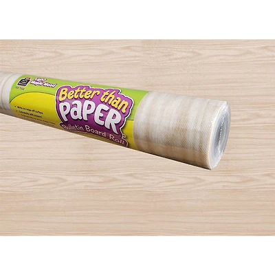 Teacher Created Resources Better Than Paper® Light Maple Wood Design Bulletin Board Roll, 4ct.