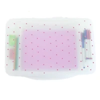 Everything Mary Pink Floral Plastic Lap Desk