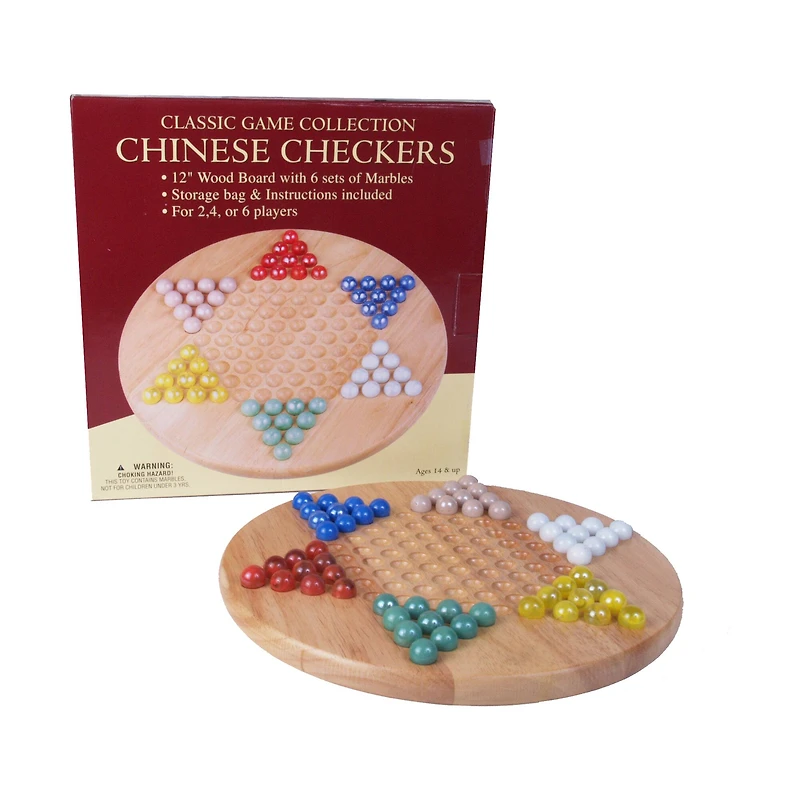 Classic Game Collection 12" Chinese Checkers Set