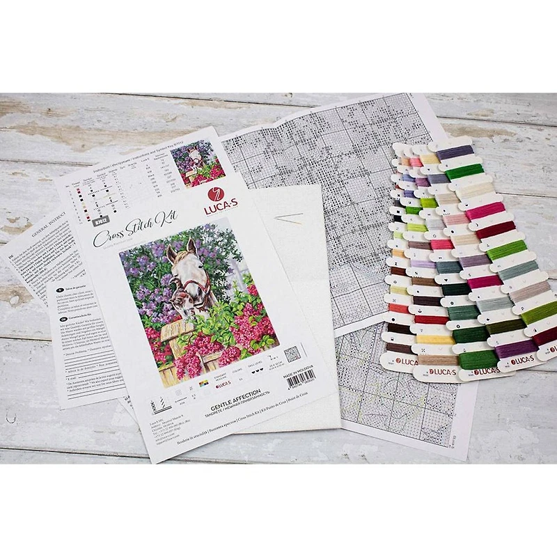 Luca-s Gentle Affection Counted Cross Stitch Kit