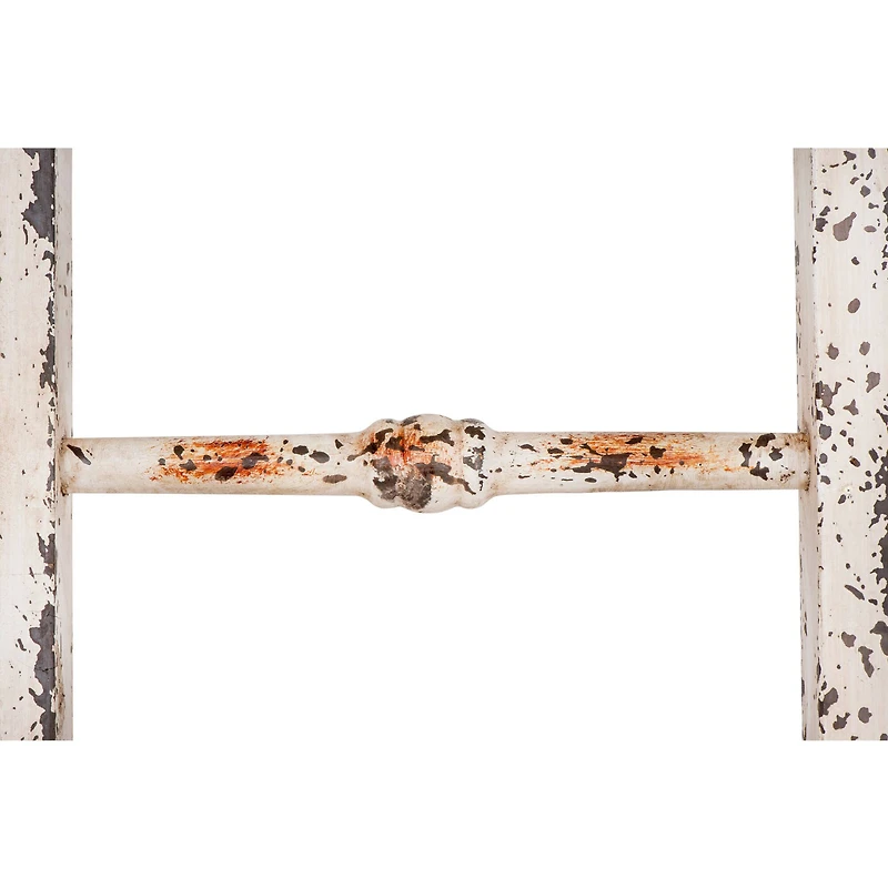 Hello Honey® 6ft. Distressed White Decorative Wood Ladder