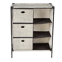 Simplify Black 6 Grid Storage Organizer