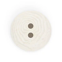 Dritz® 15mm Light Gray Recycled Corozo Round Button, 12ct.