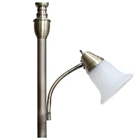 Lalia Home Torchiere Floor Lamp with Reading Light