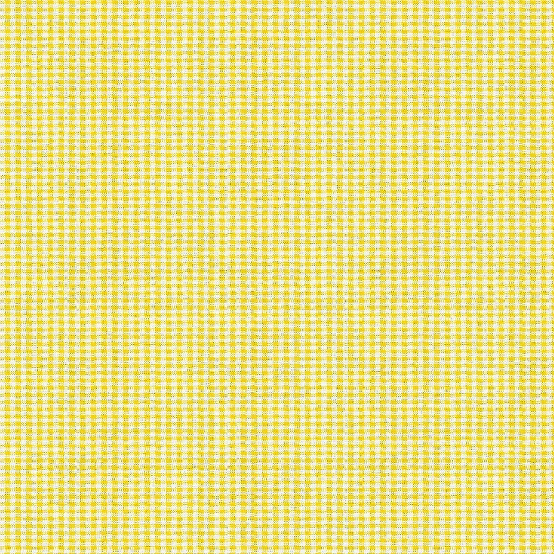 Fabric Editions Yellow Gingham Cotton Fabric
