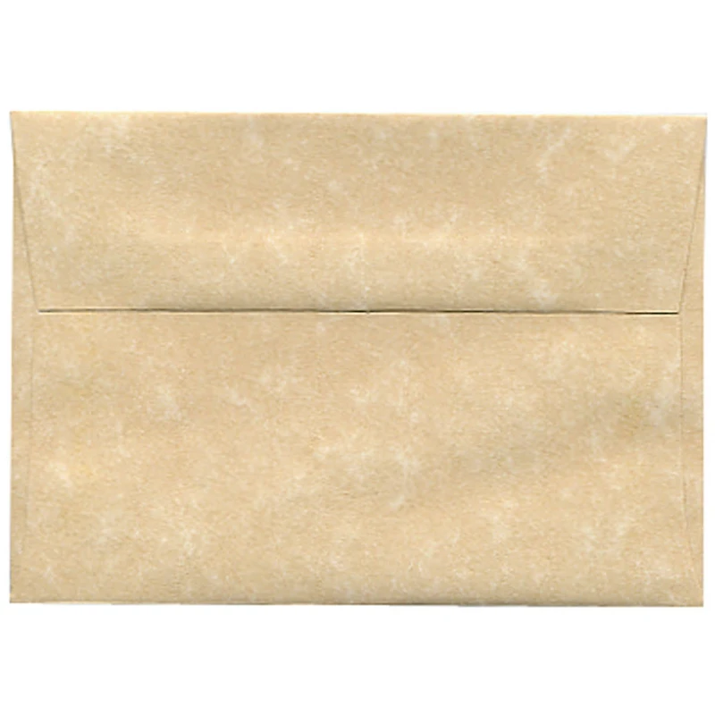 JAM Paper A7 Parchment Blank Greeting Cards & Envelopes