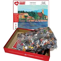 Hart Puzzles Lake Como by Allan Friedlander 1,000 Piece Jigsaw Puzzle