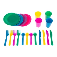 Toy Time Kids Play Dish Set With Dish Drainer