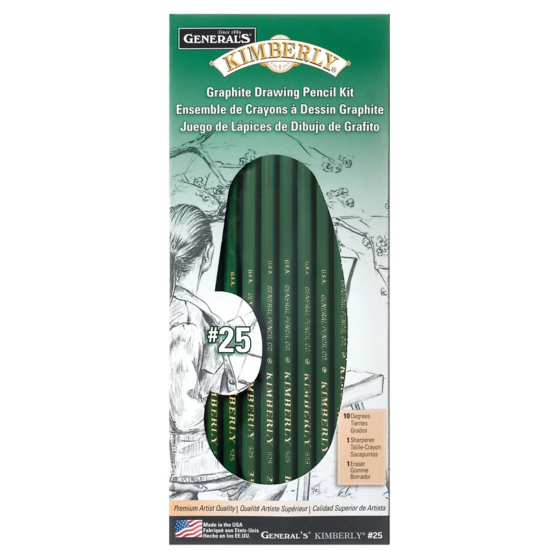 General's® Kimberly® No. 25 Graphite Drawing Kit