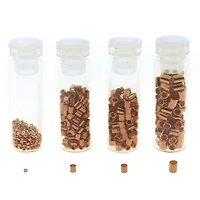 The Beadsmith® Assorted Copper Plated Crimp Tubes, 600ct.