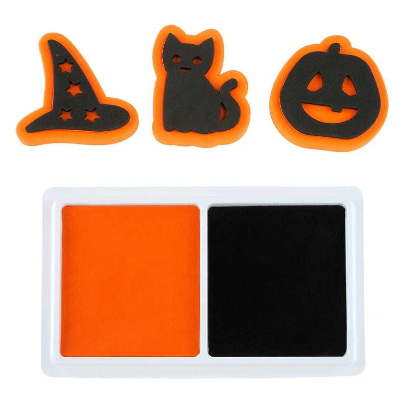 Black Halloween Foam Stamp Kit by Creatology