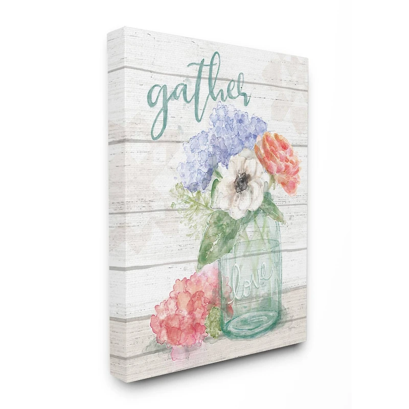 Stupell Industries Gather Love Canvas Wall Art