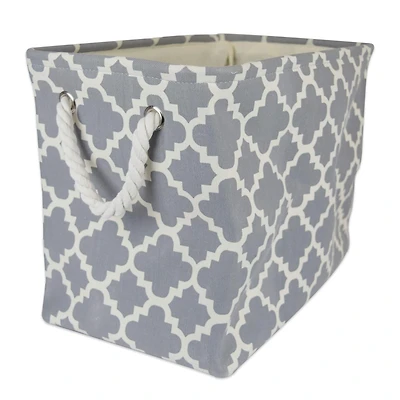 DII® Medium Rectangle Polyester Lattice Bin