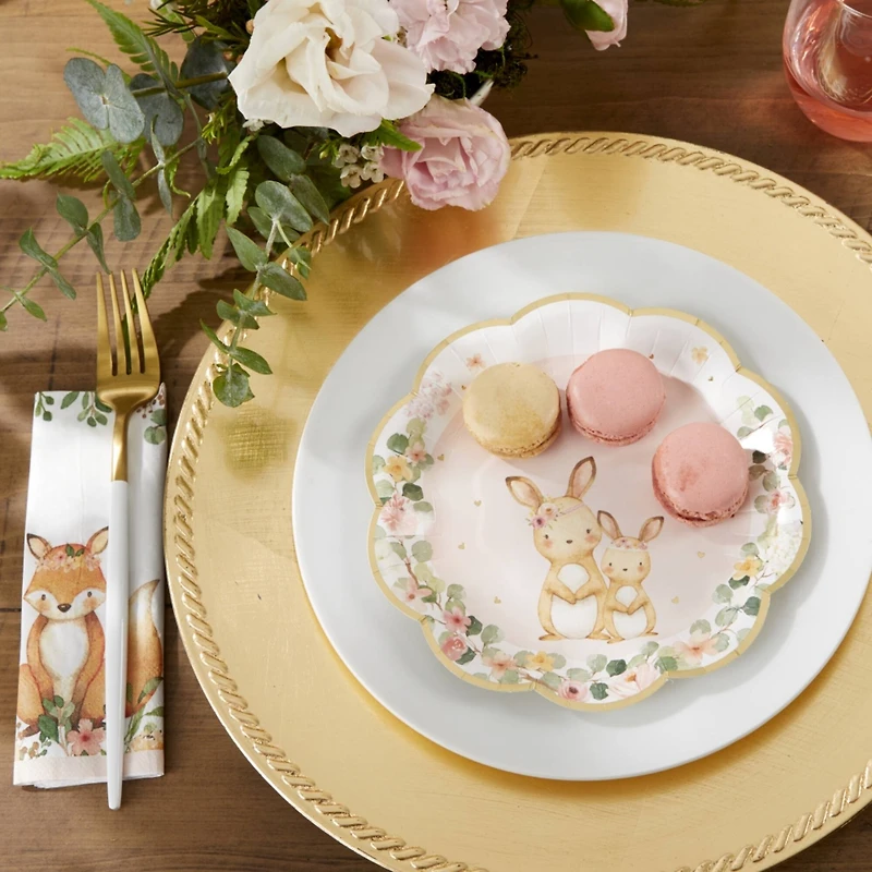 Kate Aspen® Pink Woodland Baby Napkins, 30ct.