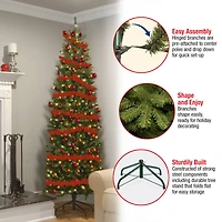 6ft. Pre-Lit Kingswood® Fir Artificial Christmas Tree, Clear Lights