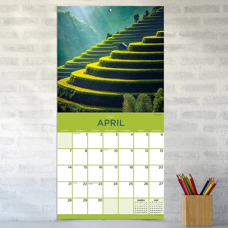 TF Publishing 2024 Landscapes Wall Calendar