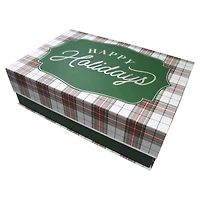 Large Happy Holidays Decorative Box by Ashland®