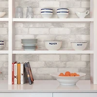 NuWallpaper Loft White Brick Peel & Stick Wallpaper