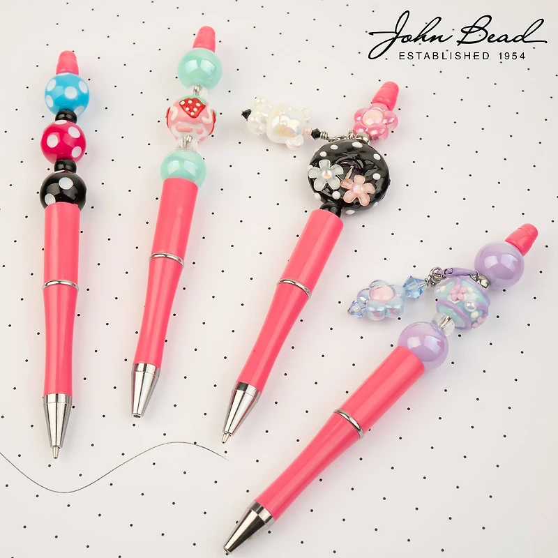 John Bead Super Cute Ombre 3-Piece Beadable Pen Kit