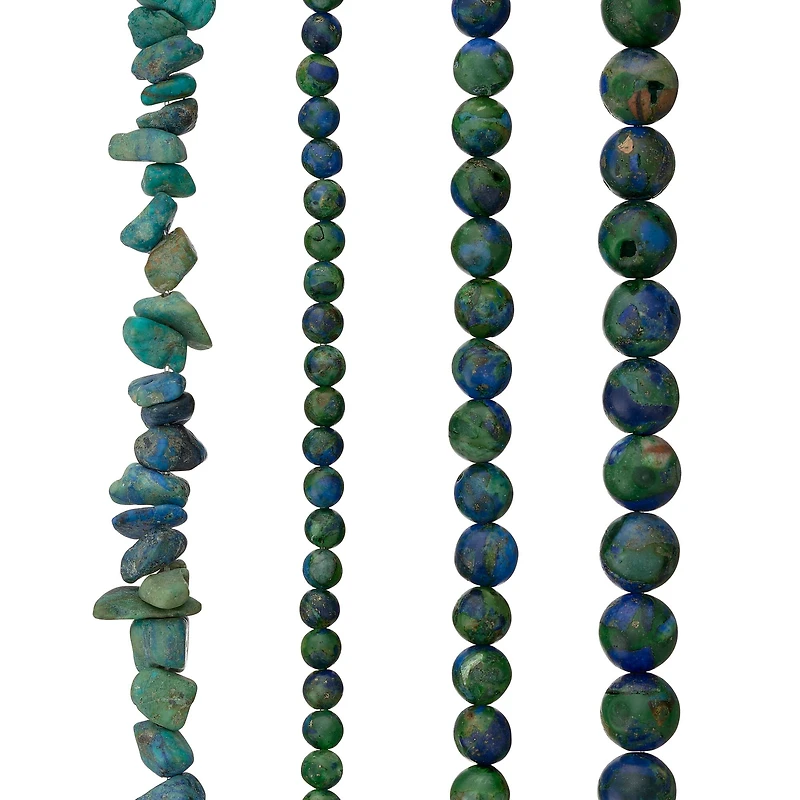 Chrysocolla Stone Mix Beads by Bead Landing™