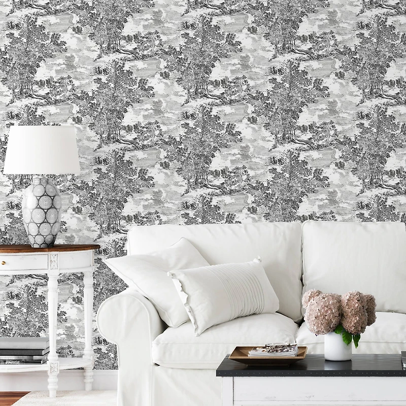 Surface Style Serene Scenes Toile Peel & Stick Wallpaper