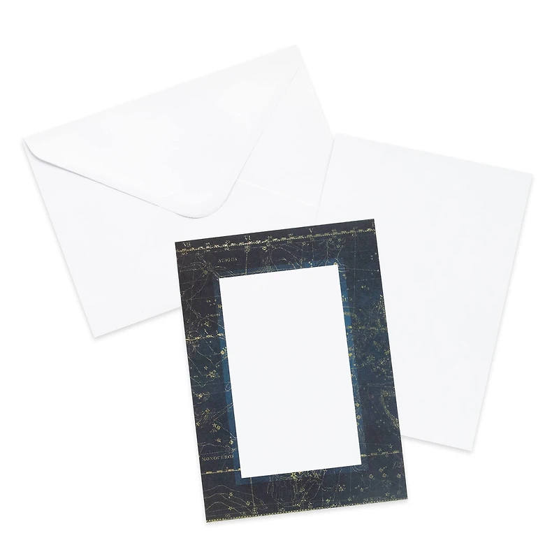 12 Packs: 10 ct. (120 total) 5" x 7" Celestial Flat Cards & Envelopes by Recollections™