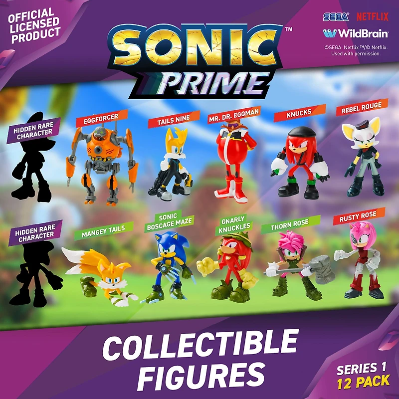Sonic Prime Deluxe Box B Collectible Figures Set