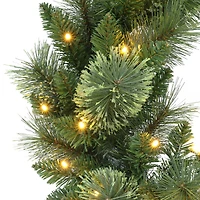 24" Pre-Lit Pine Wreath