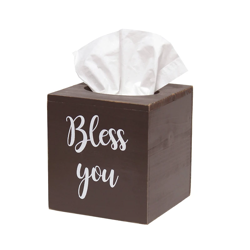 Elegant Designs Bless You Tissue Box Cover