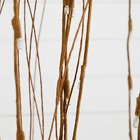 6ft. Pre-Lit Willow Artificial Christmas Tree, Warm White LED Lights