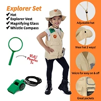 Bintiva Scienctist Explorer Gardening Dress Up & Drama Play Trunk Set